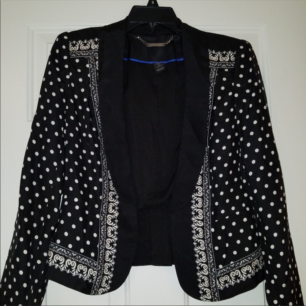 White House Black Market Silk Blazer